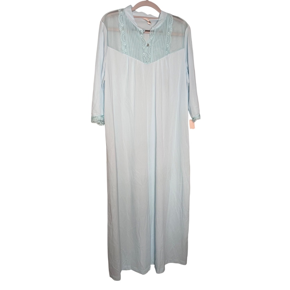 NWT Montgomery Ward vintage baby‎ blue nightgown